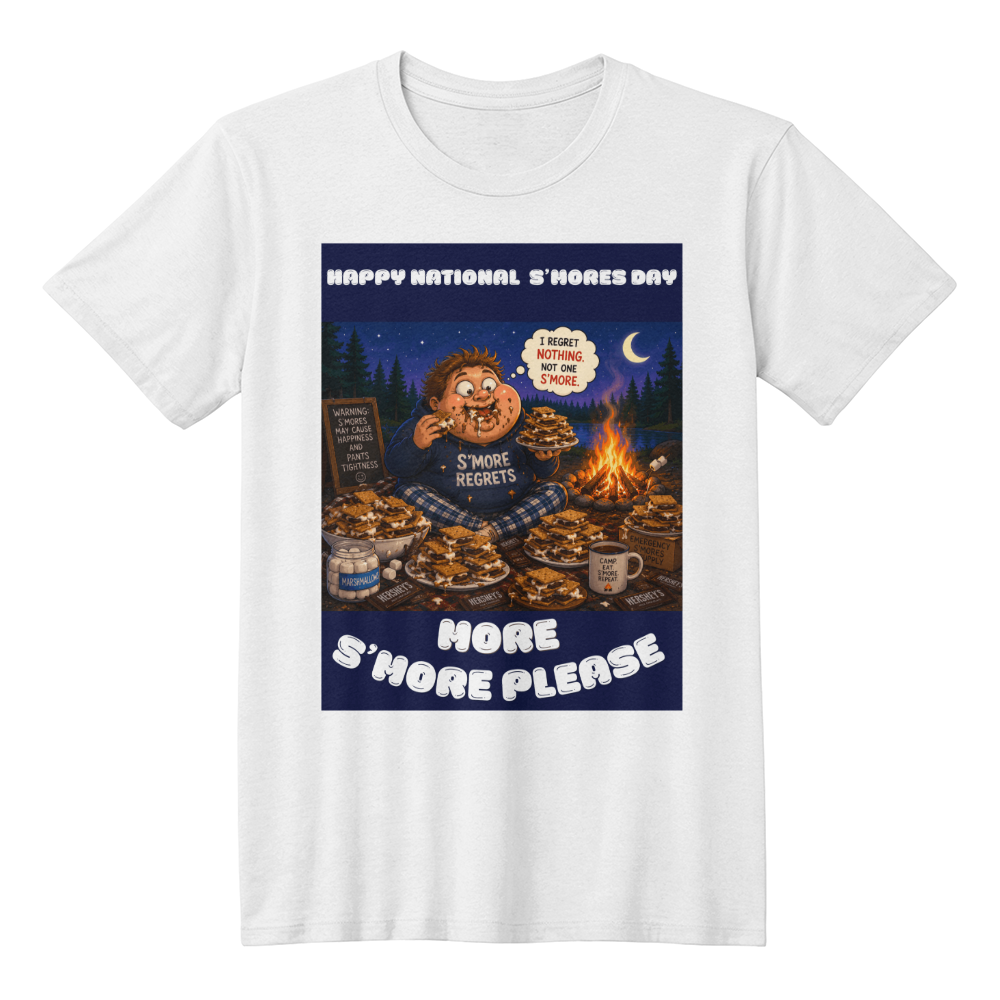 NATIONAL S'MORES DAY T-SHIRT