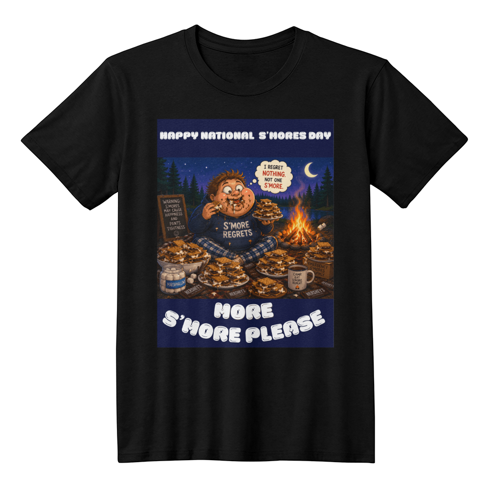 NATIONAL S'MORES DAY T-SHIRT