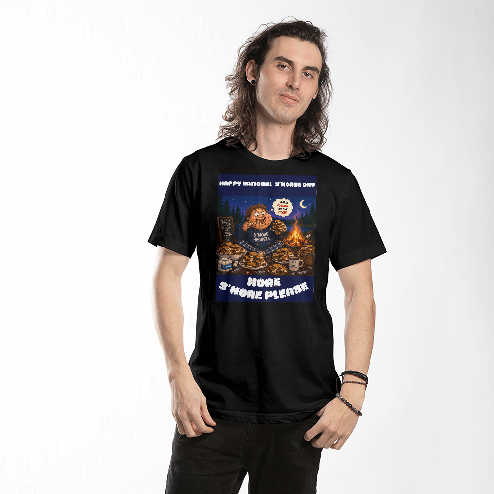 NATIONAL S'MORES DAY T-SHIRT